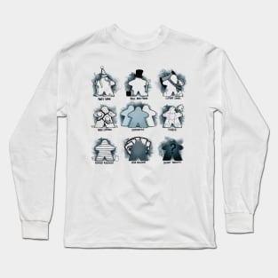 Meeple Sketch Long Sleeve T-Shirt